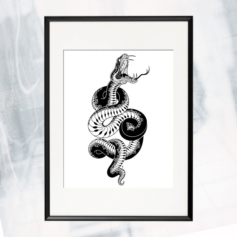 JL02-EX-A- Blacksnake_framed